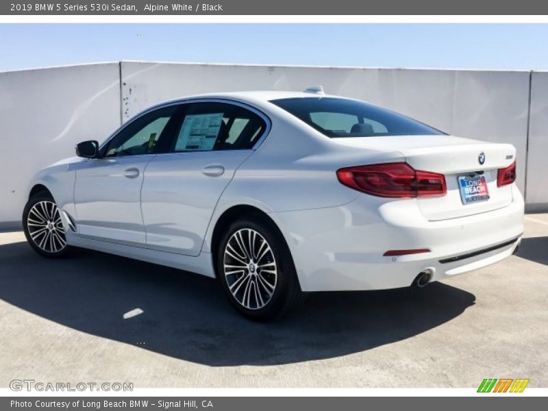 Alpine White / Black 2019 BMW 5 Series 530i Sedan