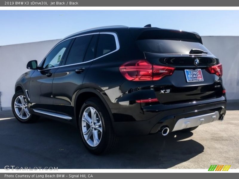 Jet Black / Black 2019 BMW X3 sDrive30i