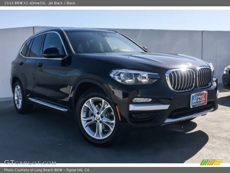 Jet Black / Black 2019 BMW X3 sDrive30i