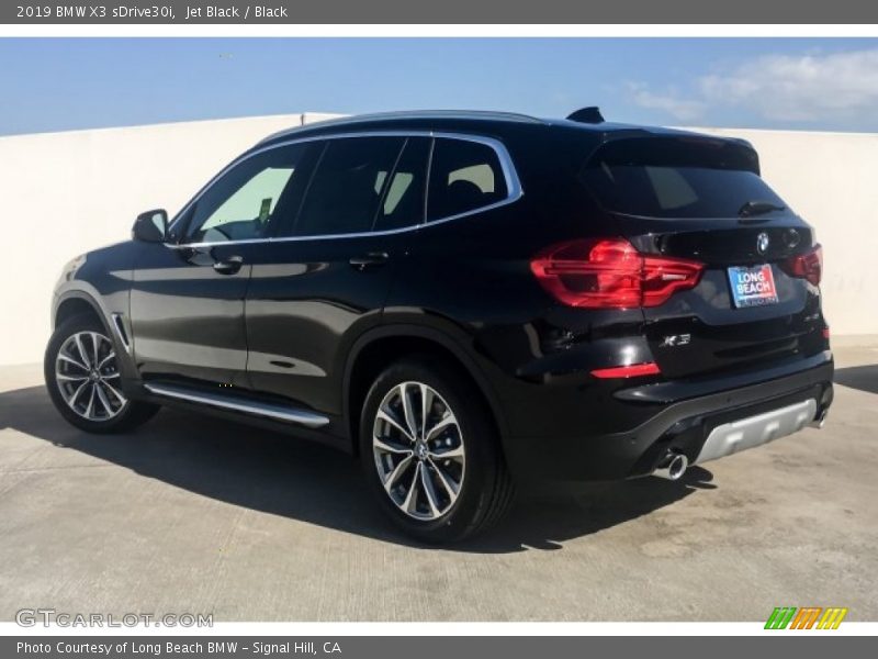 Jet Black / Black 2019 BMW X3 sDrive30i