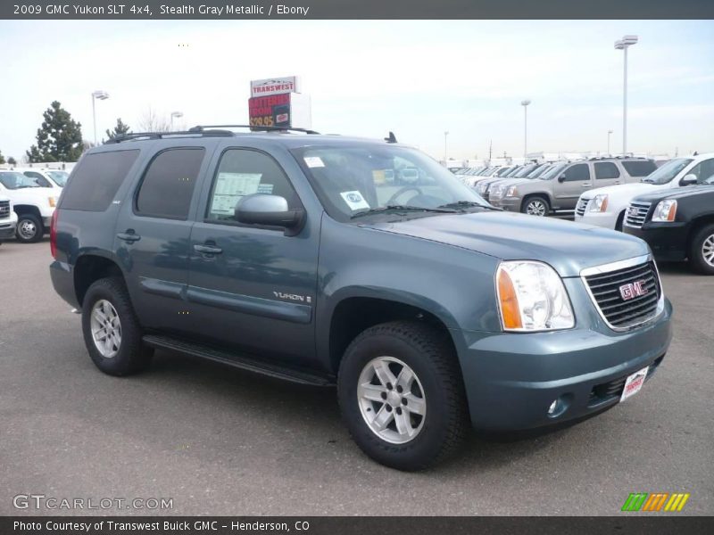 Stealth Gray Metallic / Ebony 2009 GMC Yukon SLT 4x4