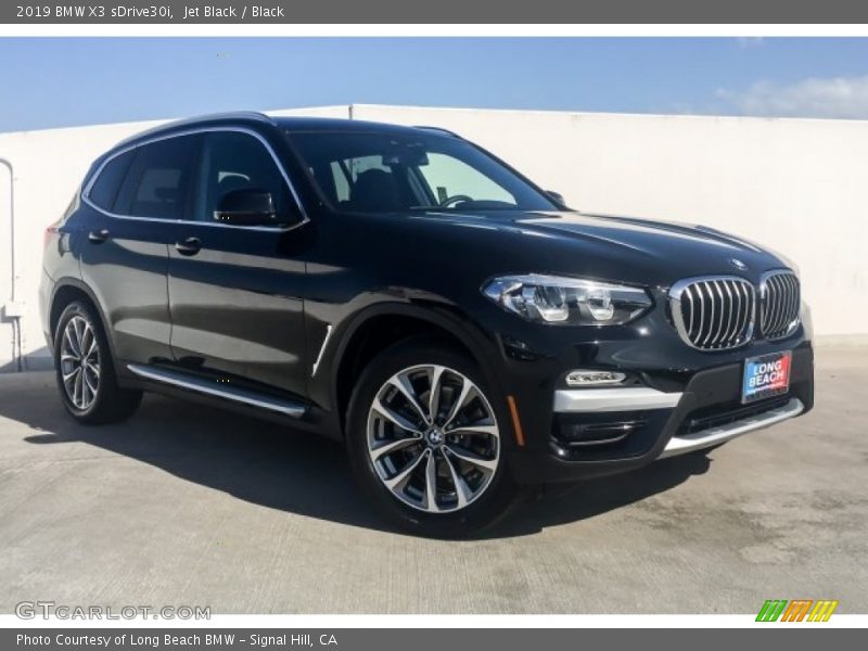 Jet Black / Black 2019 BMW X3 sDrive30i