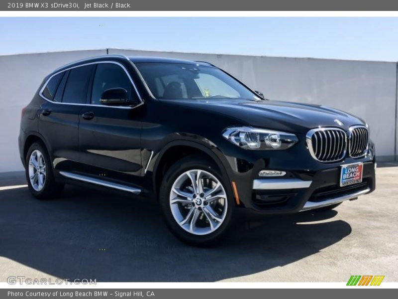 Jet Black / Black 2019 BMW X3 sDrive30i