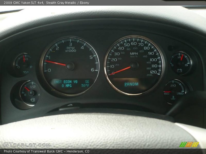 Stealth Gray Metallic / Ebony 2009 GMC Yukon SLT 4x4