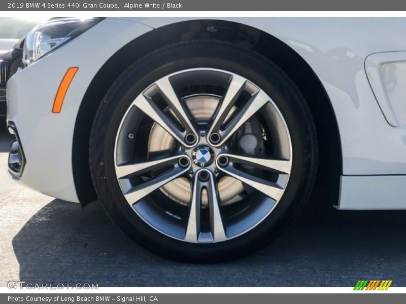 Alpine White / Black 2019 BMW 4 Series 440i Gran Coupe