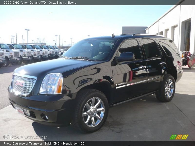 Onyx Black / Ebony 2009 GMC Yukon Denali AWD