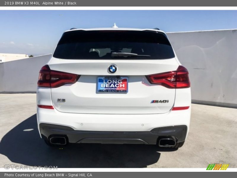 Alpine White / Black 2019 BMW X3 M40i