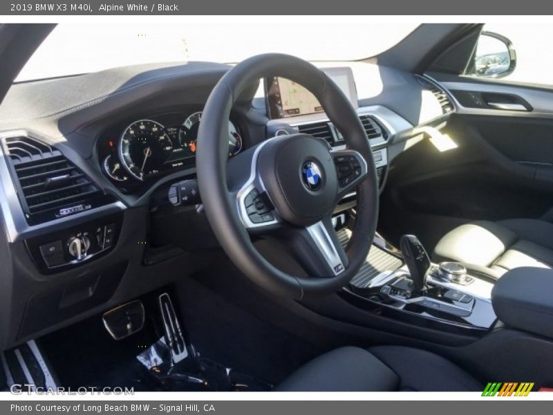 Alpine White / Black 2019 BMW X3 M40i