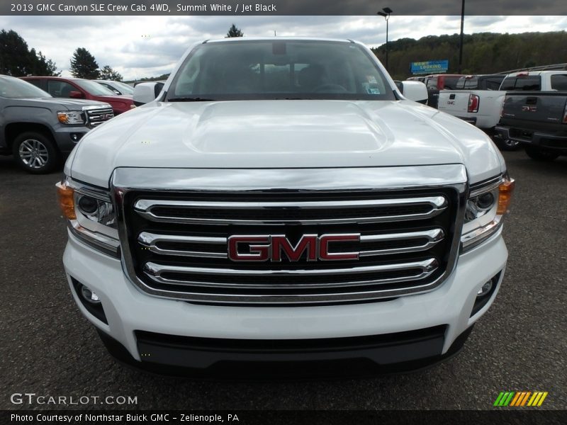 Summit White / Jet Black 2019 GMC Canyon SLE Crew Cab 4WD