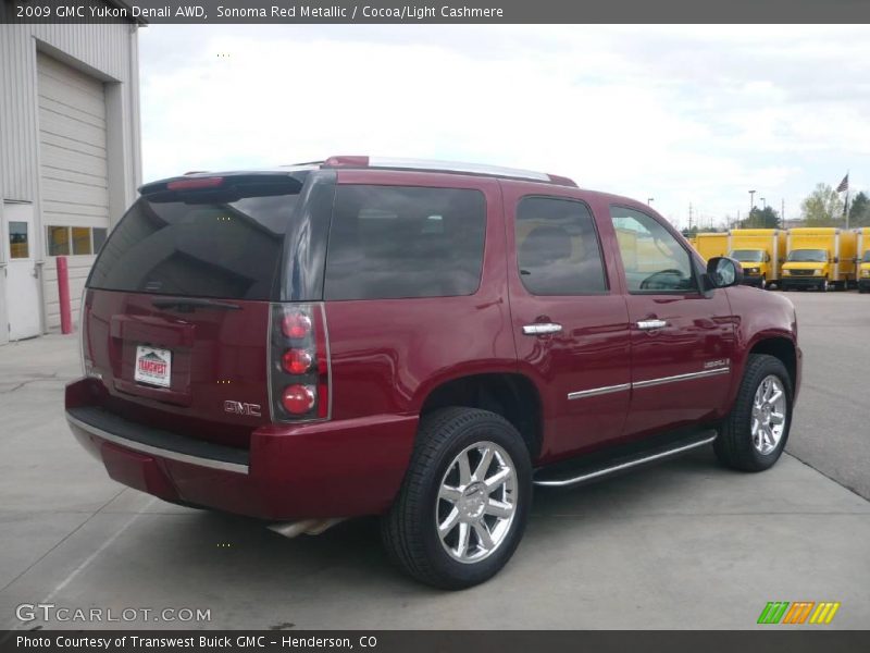 Sonoma Red Metallic / Cocoa/Light Cashmere 2009 GMC Yukon Denali AWD