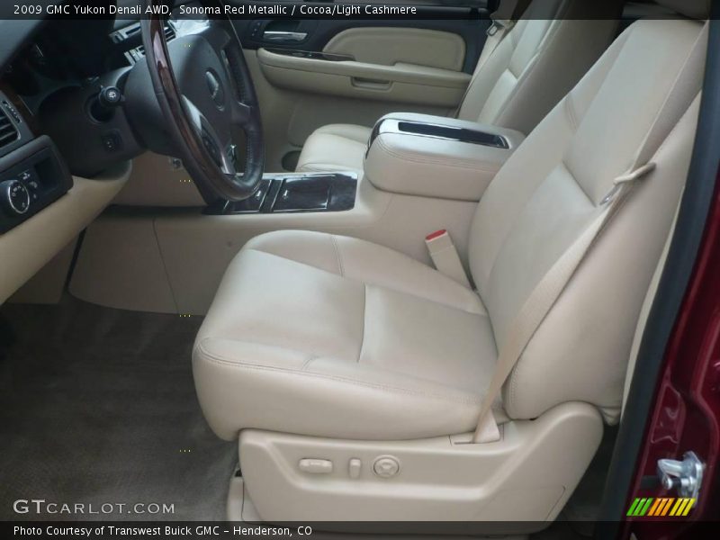 Sonoma Red Metallic / Cocoa/Light Cashmere 2009 GMC Yukon Denali AWD