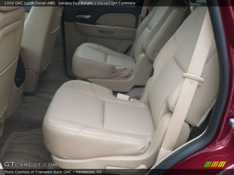 Sonoma Red Metallic / Cocoa/Light Cashmere 2009 GMC Yukon Denali AWD