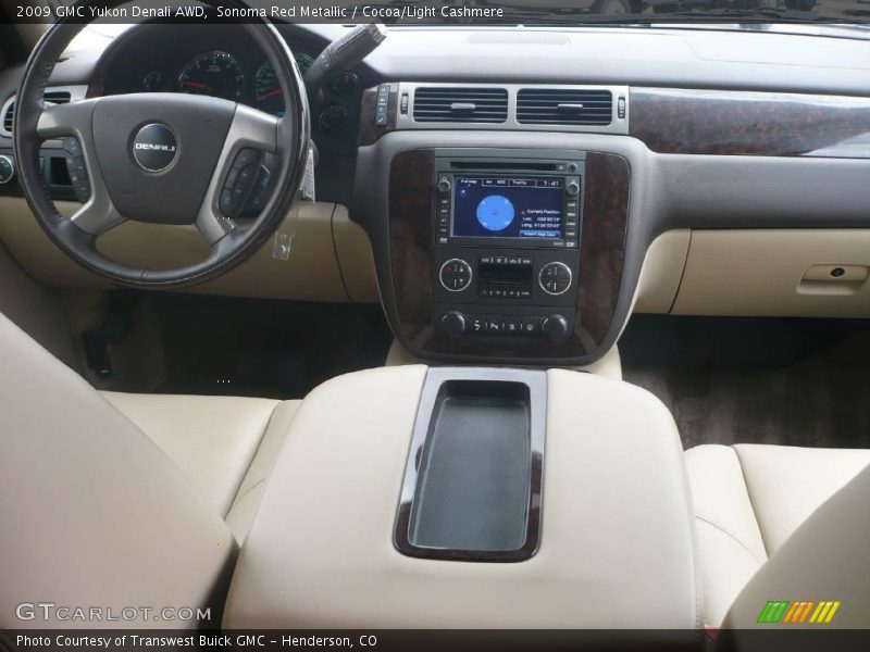 Sonoma Red Metallic / Cocoa/Light Cashmere 2009 GMC Yukon Denali AWD