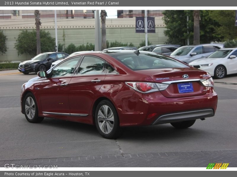 Venetian Red Pearl / Camel 2013 Hyundai Sonata Hybrid Limited