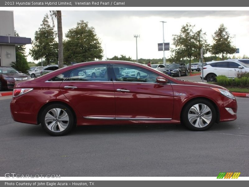 Venetian Red Pearl / Camel 2013 Hyundai Sonata Hybrid Limited