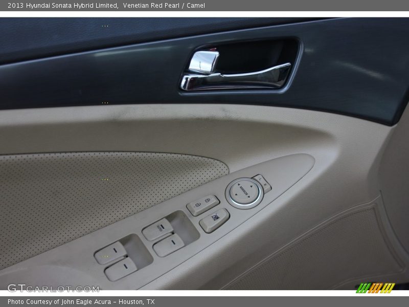 Venetian Red Pearl / Camel 2013 Hyundai Sonata Hybrid Limited