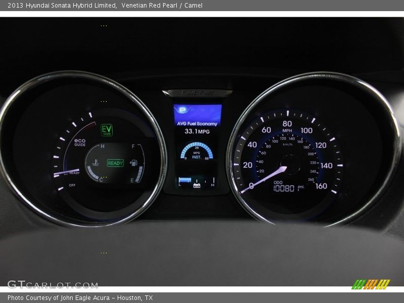 Venetian Red Pearl / Camel 2013 Hyundai Sonata Hybrid Limited