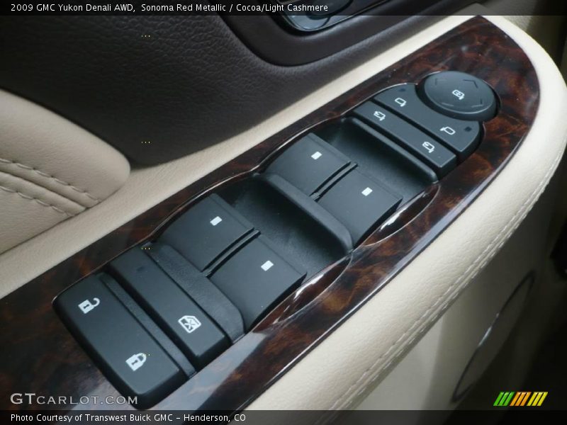 Sonoma Red Metallic / Cocoa/Light Cashmere 2009 GMC Yukon Denali AWD