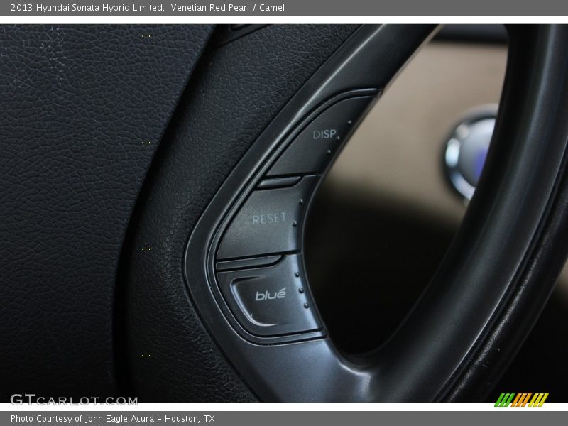 Venetian Red Pearl / Camel 2013 Hyundai Sonata Hybrid Limited