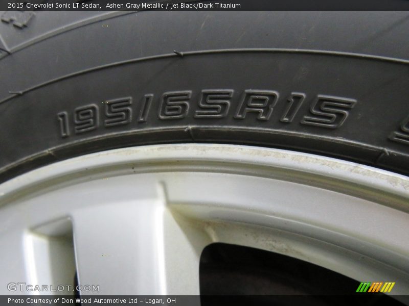 Ashen Gray Metallic / Jet Black/Dark Titanium 2015 Chevrolet Sonic LT Sedan