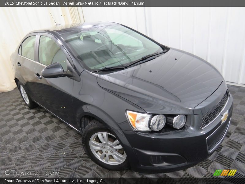 Ashen Gray Metallic / Jet Black/Dark Titanium 2015 Chevrolet Sonic LT Sedan