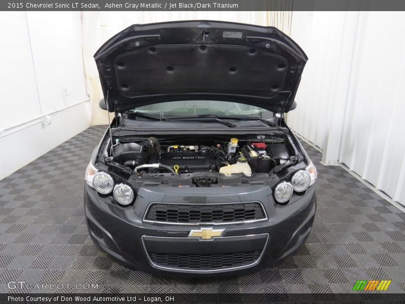 Ashen Gray Metallic / Jet Black/Dark Titanium 2015 Chevrolet Sonic LT Sedan