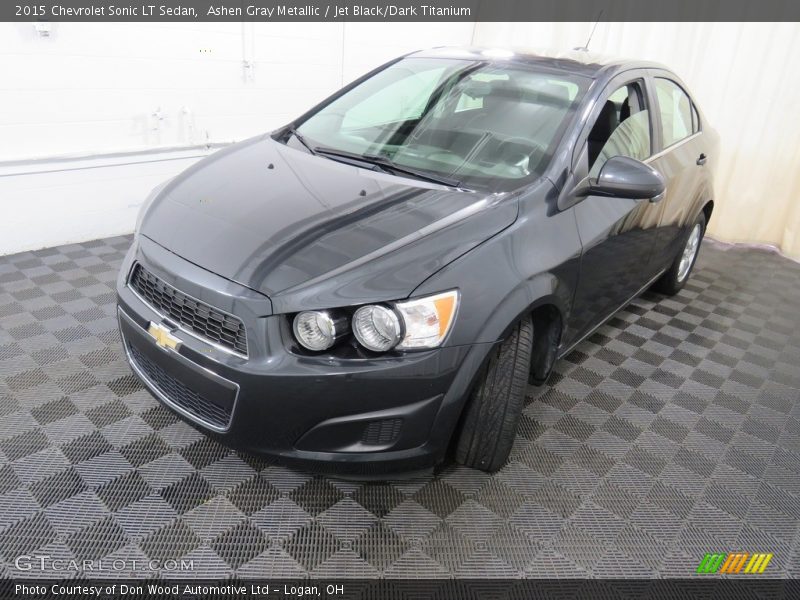 Ashen Gray Metallic / Jet Black/Dark Titanium 2015 Chevrolet Sonic LT Sedan