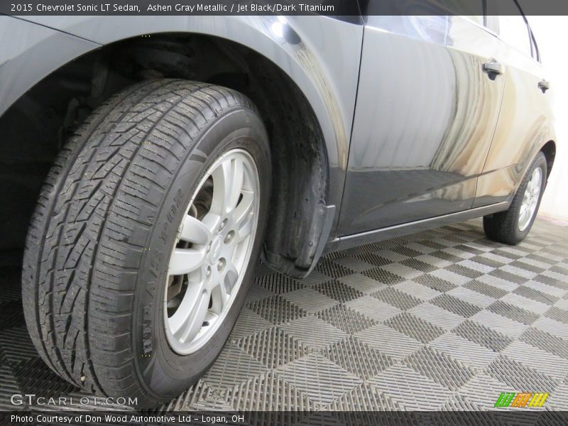 Ashen Gray Metallic / Jet Black/Dark Titanium 2015 Chevrolet Sonic LT Sedan