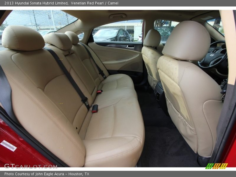 Venetian Red Pearl / Camel 2013 Hyundai Sonata Hybrid Limited