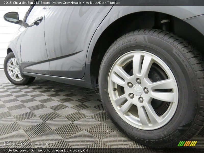 Ashen Gray Metallic / Jet Black/Dark Titanium 2015 Chevrolet Sonic LT Sedan