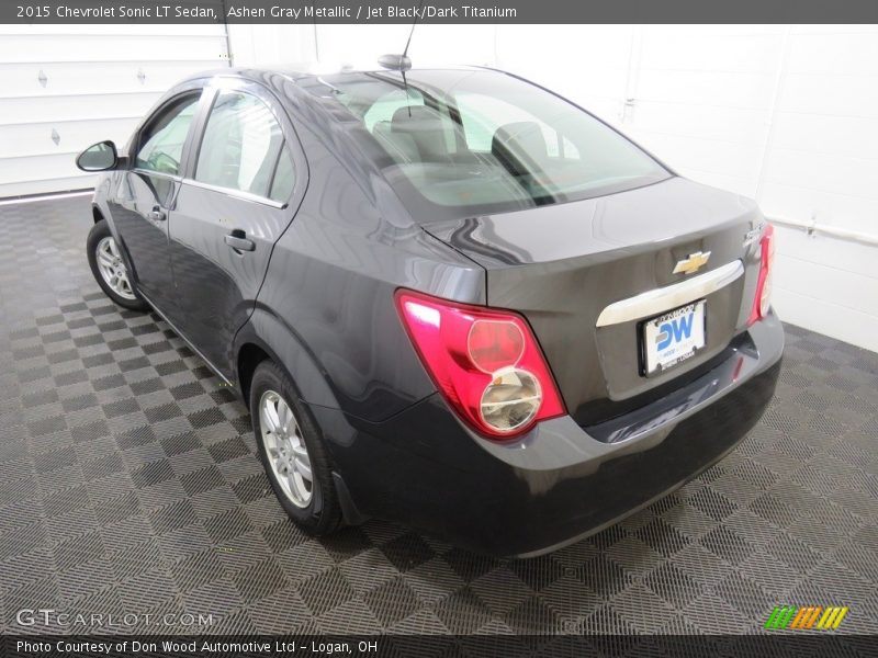Ashen Gray Metallic / Jet Black/Dark Titanium 2015 Chevrolet Sonic LT Sedan