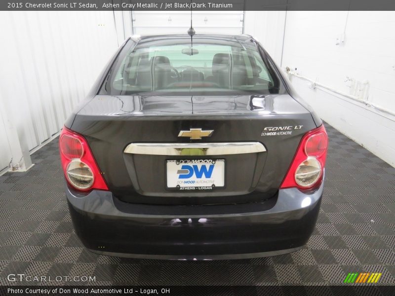 Ashen Gray Metallic / Jet Black/Dark Titanium 2015 Chevrolet Sonic LT Sedan