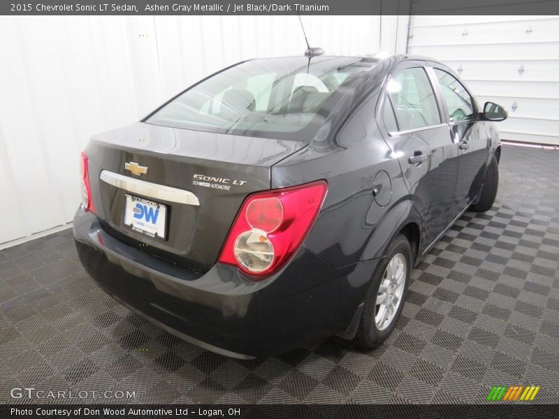 Ashen Gray Metallic / Jet Black/Dark Titanium 2015 Chevrolet Sonic LT Sedan