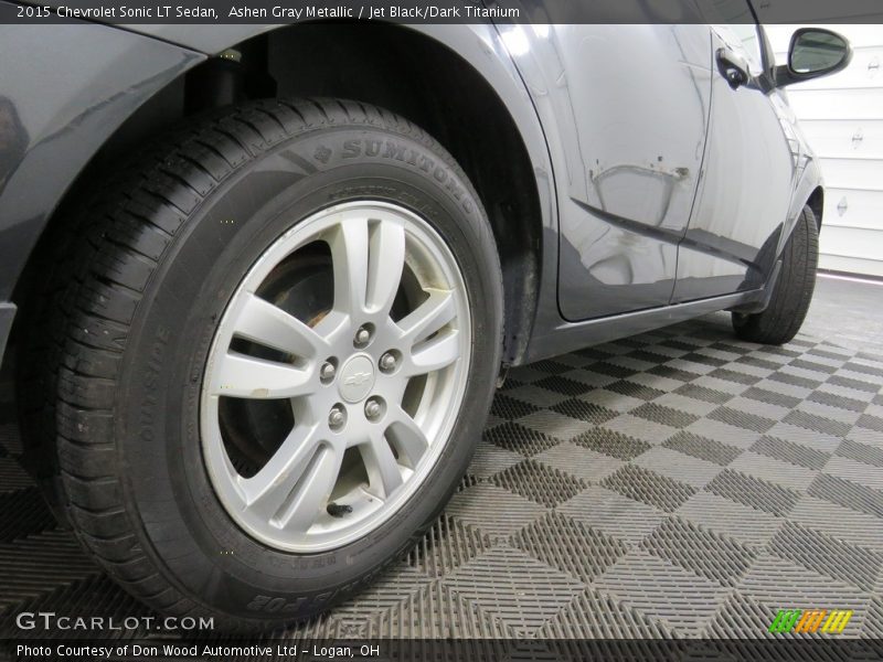 Ashen Gray Metallic / Jet Black/Dark Titanium 2015 Chevrolet Sonic LT Sedan