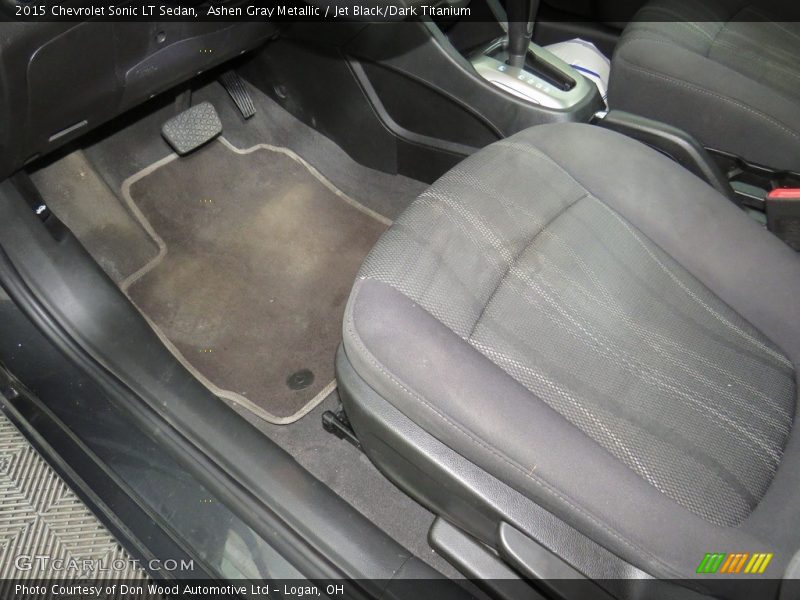 Ashen Gray Metallic / Jet Black/Dark Titanium 2015 Chevrolet Sonic LT Sedan
