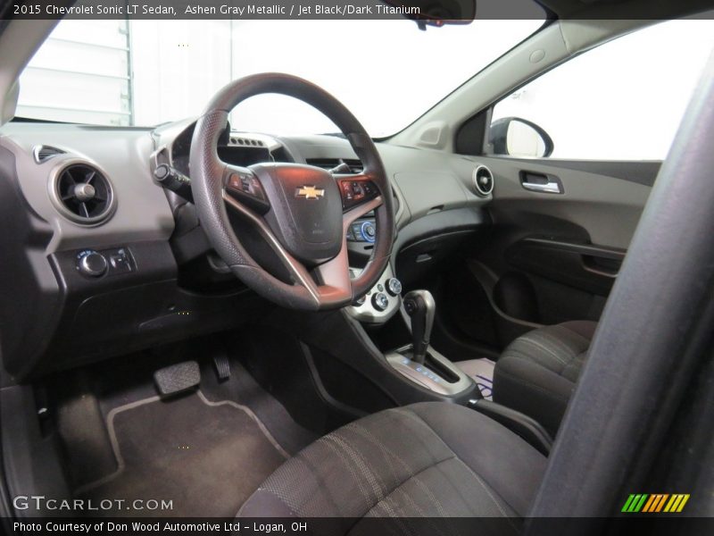 Ashen Gray Metallic / Jet Black/Dark Titanium 2015 Chevrolet Sonic LT Sedan