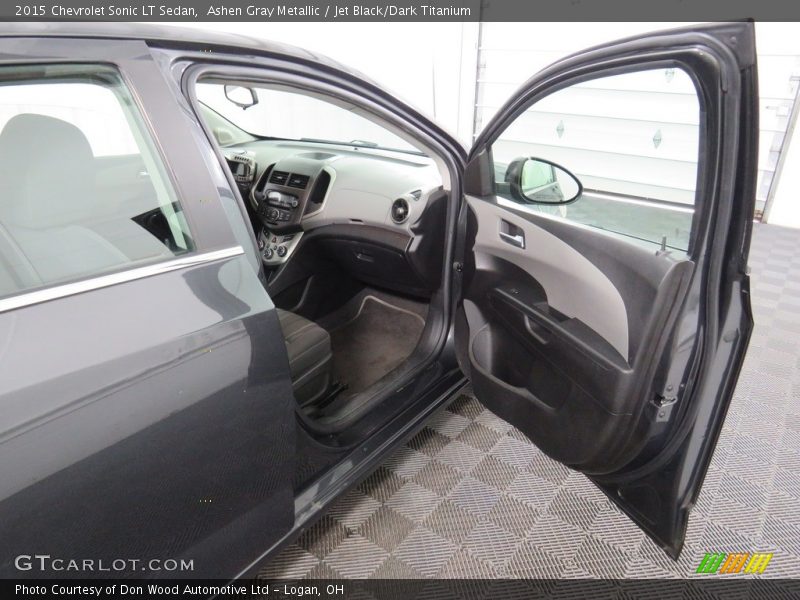 Ashen Gray Metallic / Jet Black/Dark Titanium 2015 Chevrolet Sonic LT Sedan
