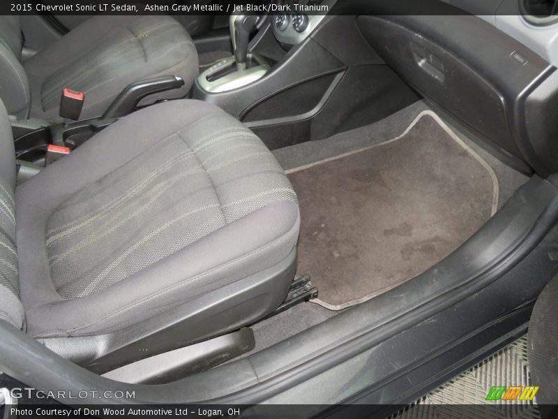 Ashen Gray Metallic / Jet Black/Dark Titanium 2015 Chevrolet Sonic LT Sedan