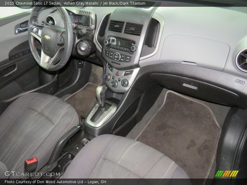 Ashen Gray Metallic / Jet Black/Dark Titanium 2015 Chevrolet Sonic LT Sedan