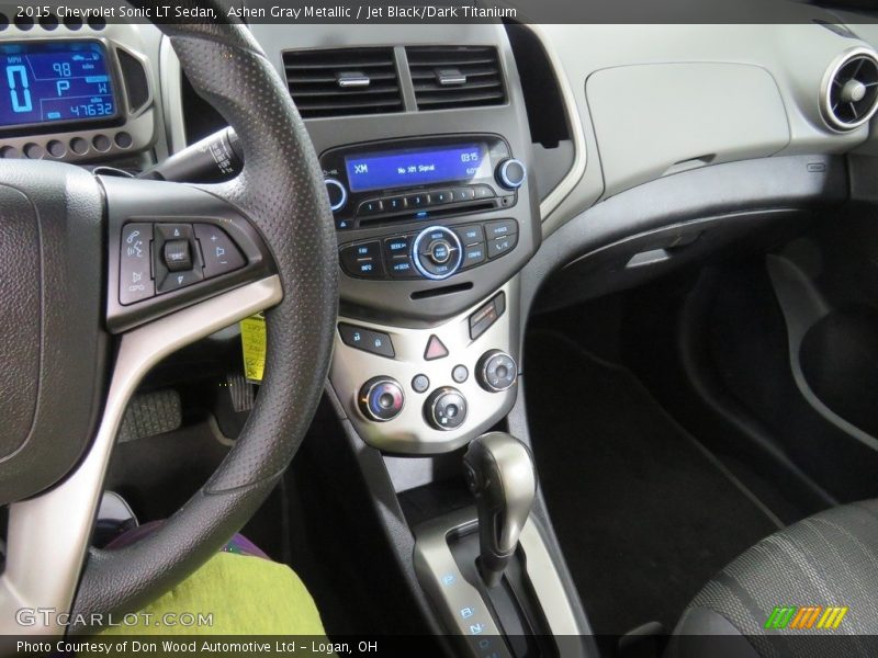 Ashen Gray Metallic / Jet Black/Dark Titanium 2015 Chevrolet Sonic LT Sedan
