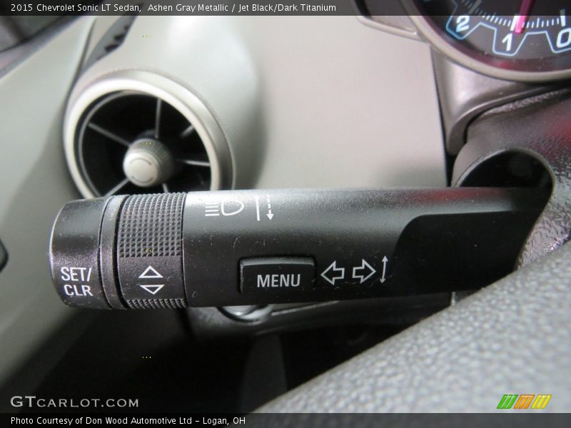Ashen Gray Metallic / Jet Black/Dark Titanium 2015 Chevrolet Sonic LT Sedan