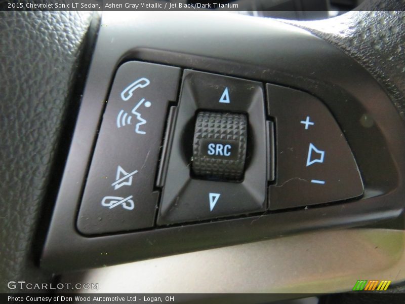 Ashen Gray Metallic / Jet Black/Dark Titanium 2015 Chevrolet Sonic LT Sedan
