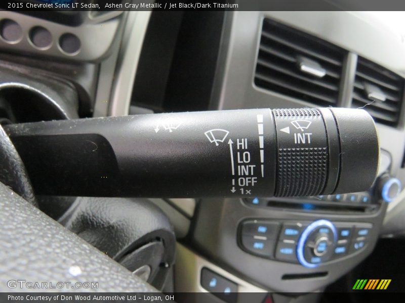 Ashen Gray Metallic / Jet Black/Dark Titanium 2015 Chevrolet Sonic LT Sedan