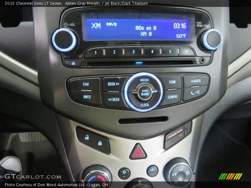 Ashen Gray Metallic / Jet Black/Dark Titanium 2015 Chevrolet Sonic LT Sedan