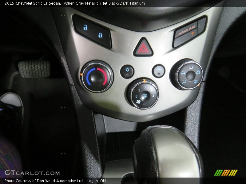 Ashen Gray Metallic / Jet Black/Dark Titanium 2015 Chevrolet Sonic LT Sedan