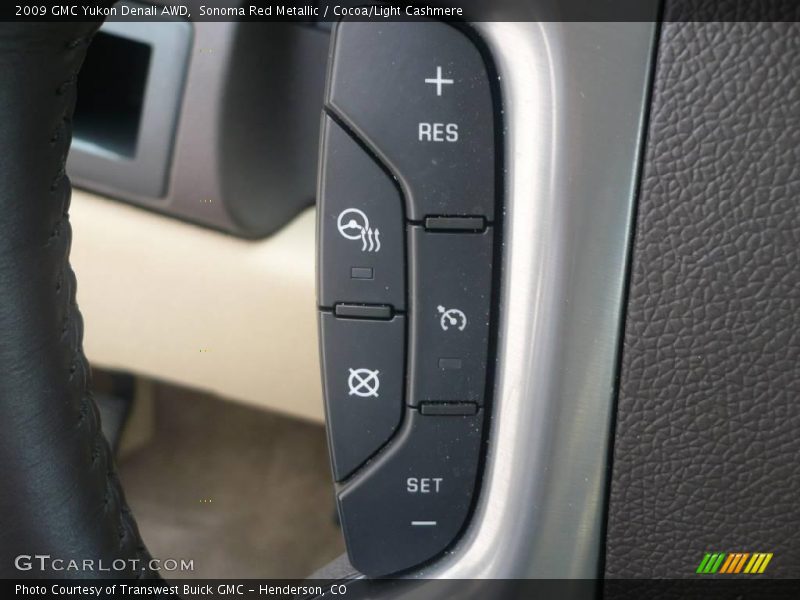 Sonoma Red Metallic / Cocoa/Light Cashmere 2009 GMC Yukon Denali AWD