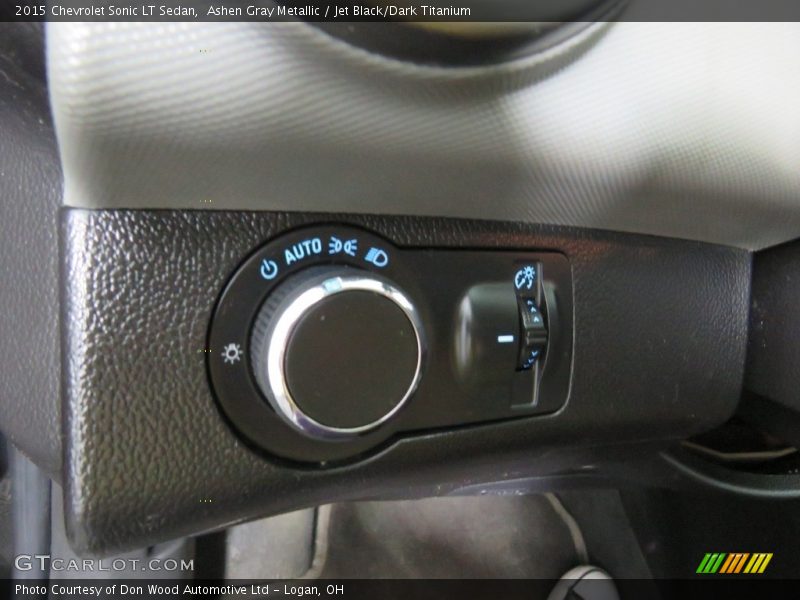 Ashen Gray Metallic / Jet Black/Dark Titanium 2015 Chevrolet Sonic LT Sedan