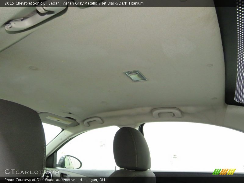 Ashen Gray Metallic / Jet Black/Dark Titanium 2015 Chevrolet Sonic LT Sedan