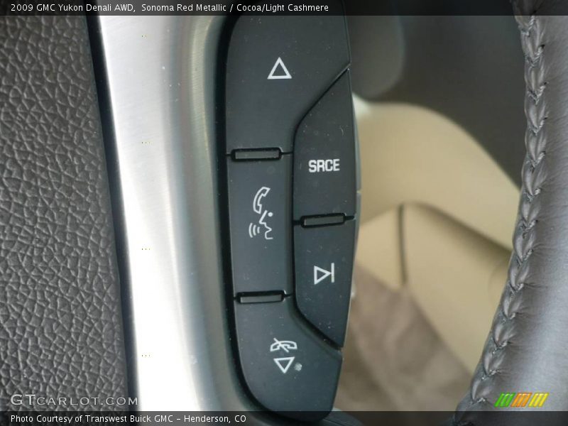 Sonoma Red Metallic / Cocoa/Light Cashmere 2009 GMC Yukon Denali AWD