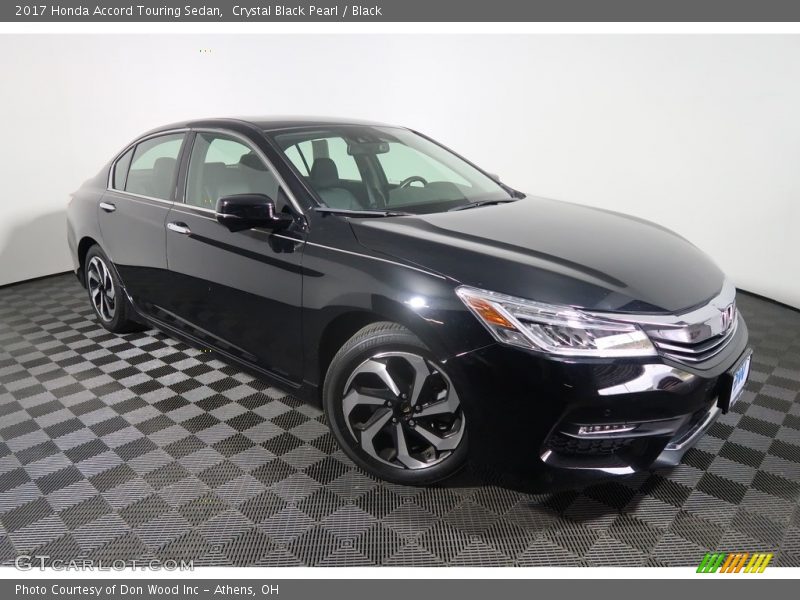 Crystal Black Pearl / Black 2017 Honda Accord Touring Sedan